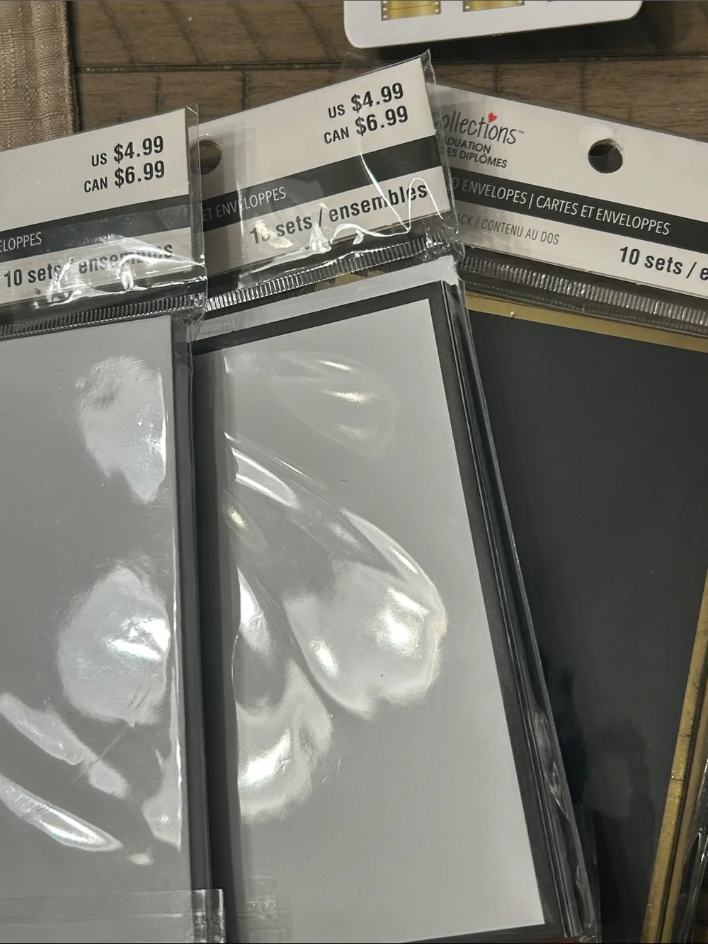 Graduation Celebration supplies with Black Gold Pattern